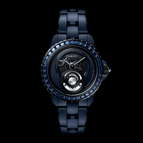 Часы Chanel J12 Bleu Diamond Tourbillon