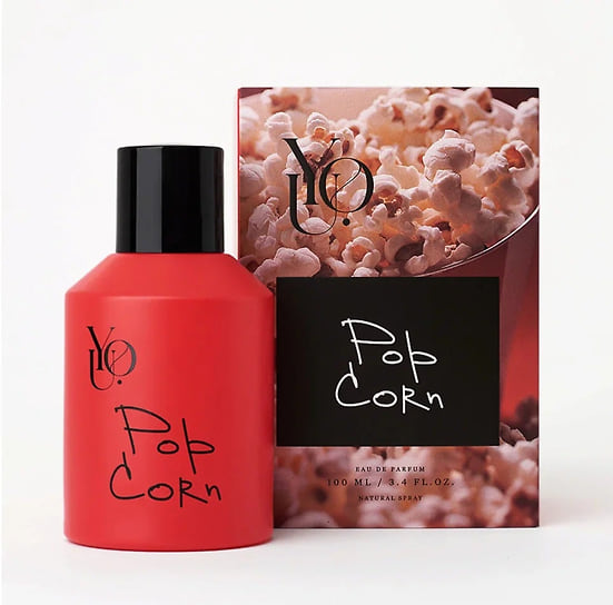 You, парфюмерная вода Pop Corn. Ноты: белые цветы, персик, кокос, ваниль, масло.