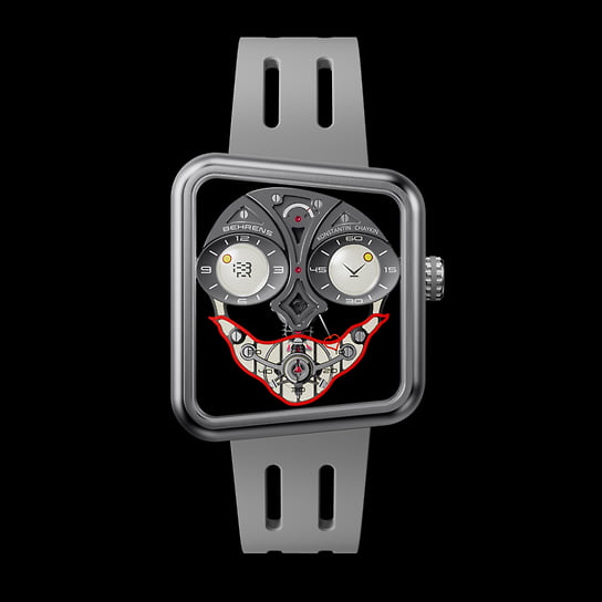Часы Behrens Ace of Hearts в титановом корпусе