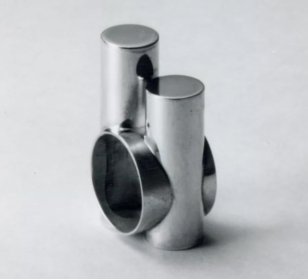 Серебряное кольцо «Оргия»,  Dinh Van, 1965 год
