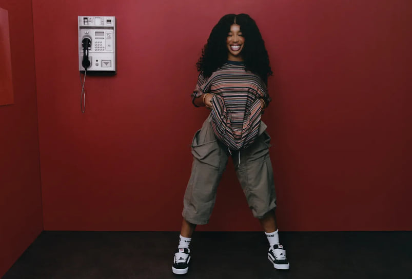 Певица SZA в рекламной кампании Vans