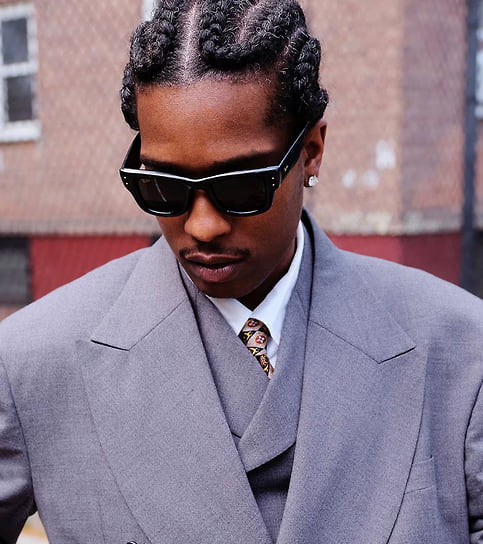 Рэпер A$AP Rocky в рекламной кампании Ray-Ban