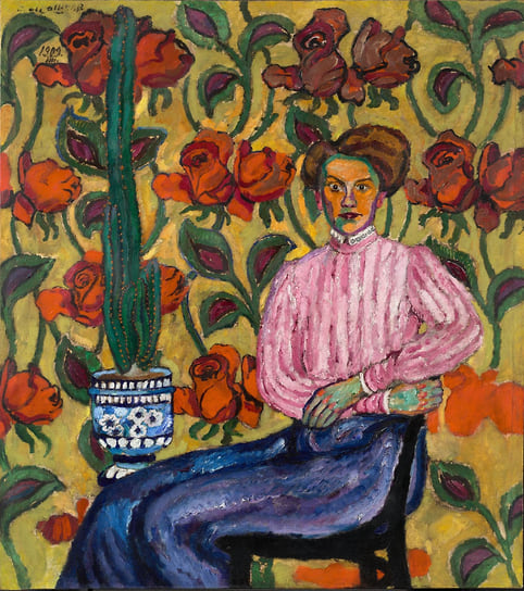 Илья Машков «Портрет В.П. Виноградовой». 1909 год