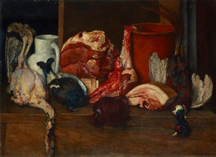 Илья Машков «Снедь московская: мясо, дичь». 1924 год