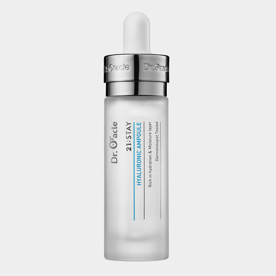 Dr.Oracle (Южная Корея), увлажняющая сыворотка 21Stay Hyaluronic Ampoule с гиалуроновой кислотой, зеленым чаем и пантенолом