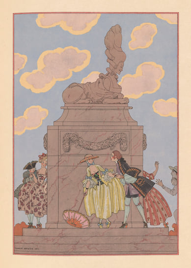 «Письмо», в стиле Галантные сцены, 1921 год