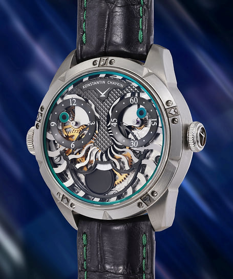 Часы Konstantin Chaykin Fiat Lux (лат. «Да будет свет»), прототип первой модели Joker с ажурным механизмом