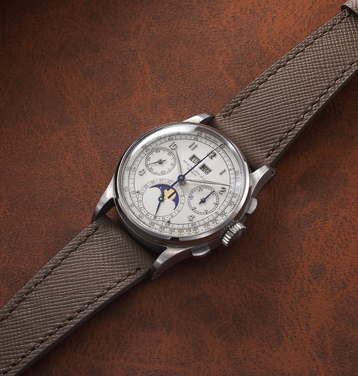 Часы Patek Philippe стальной хронограф Perpetual Calendar Chronograph (Ref. 1518) 1943 год