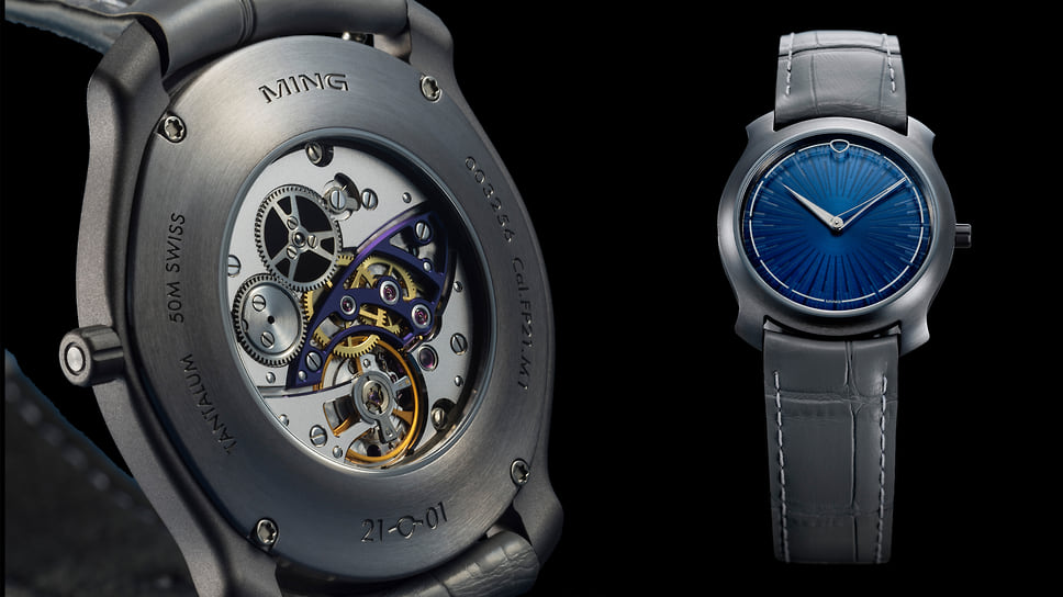 Ming Project 21 (номинация «Только время»): механизм с ручным заводом; корпус 35 мм – титан; цена – 29,5 тыс., 10 экз.