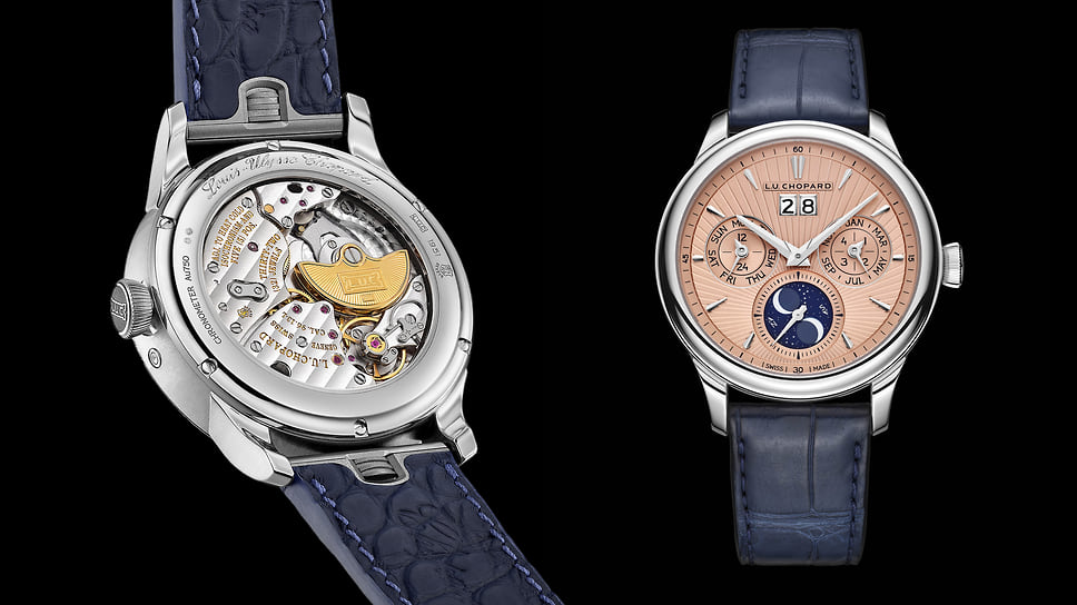 Chopard L. U. C Lunar One (номинация «Мужские сложные часы»): автоматический механизм с вечным календарем; корпус 40,5 м — белое золото; цена — 82 тыс.