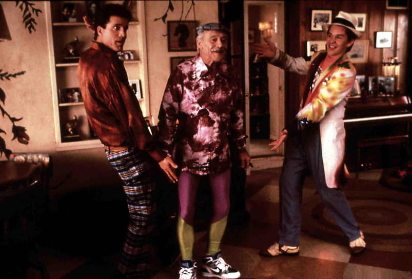 Тед Денсон, Джек Леммон и Итан Хоук в фильме «Папа»,  1989 год
