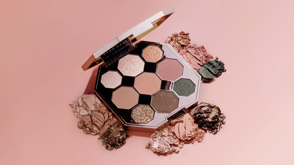 Dear Dahlia, палетка теней Blooming Edition Garden of Light Palette в лимитированной палитре Dusk из 9 нейтральных оттенков