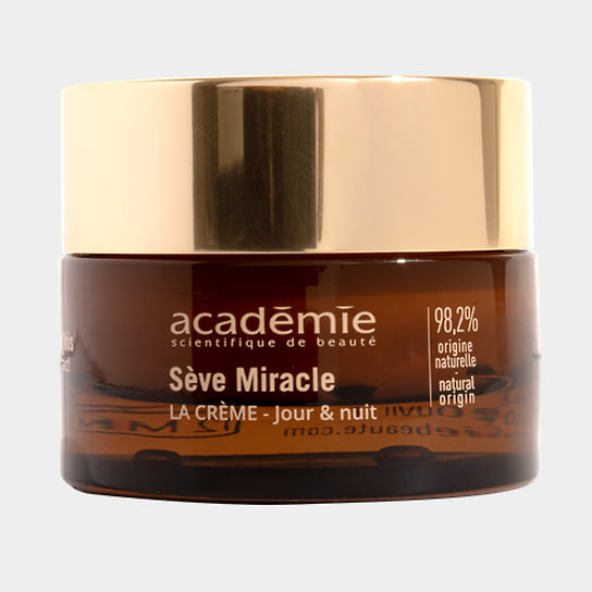 Academie Scientifique de Beaute, омолаживающий крем Seve Miracle. В составе: экстракт ириса, витамин Е, органическое аргановое масло, биосахарид, лецитин, сквалан