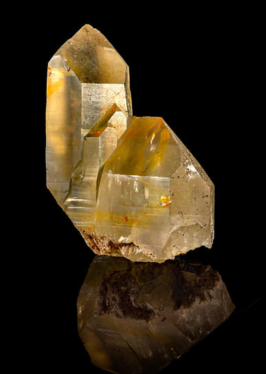 Кварц, разновидность цитрина, происхождение неизвестно