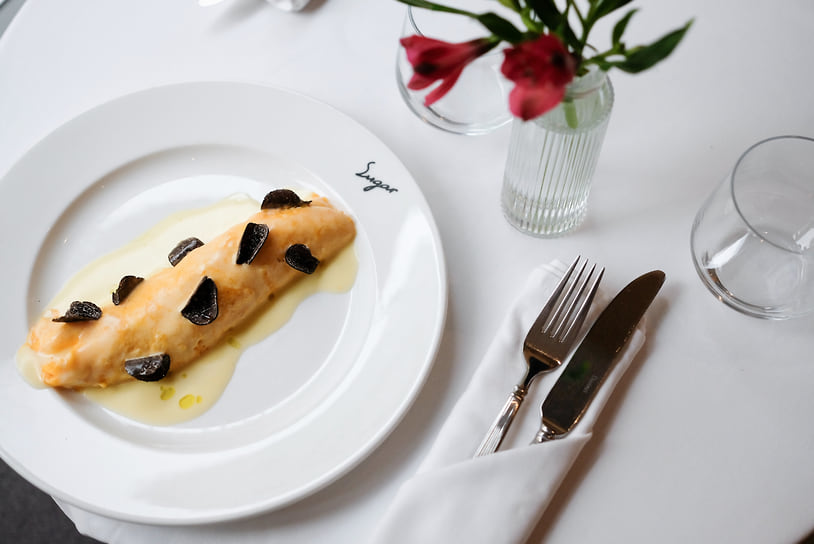 Омлет с трюфелем