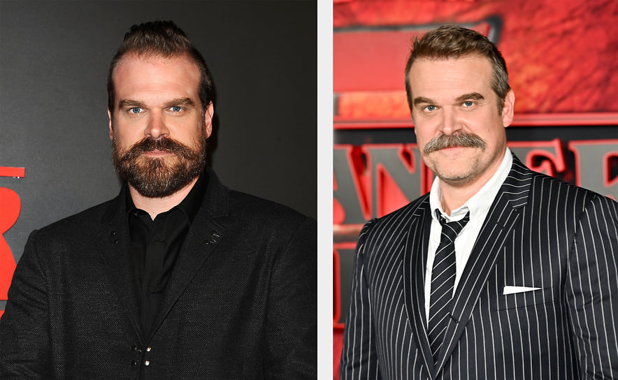 Дэвид Харбор (Джим Хоппер). Американский актер, которому роль в «Странных делах» принесла широкую известность. Он появился в сериале в возрасте 41 года, сейчас ему 50 лет, снимается в нескольких проектах