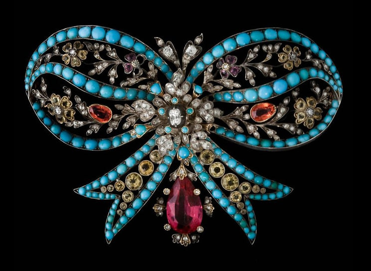 Брошь. Россия. Середина XIX в.