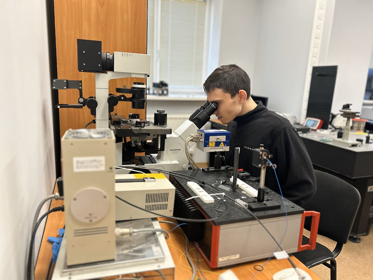 Измерения на лазерном сканирующем конфокальном микроскопе