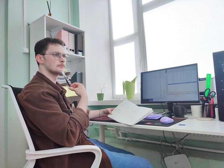 Автор статьи Марк Капланский работает над исследованием