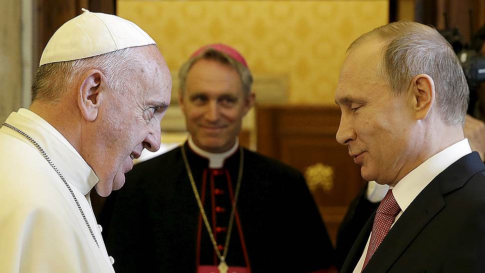 Как прошла вторая встреча Владимира Путина и папы римского