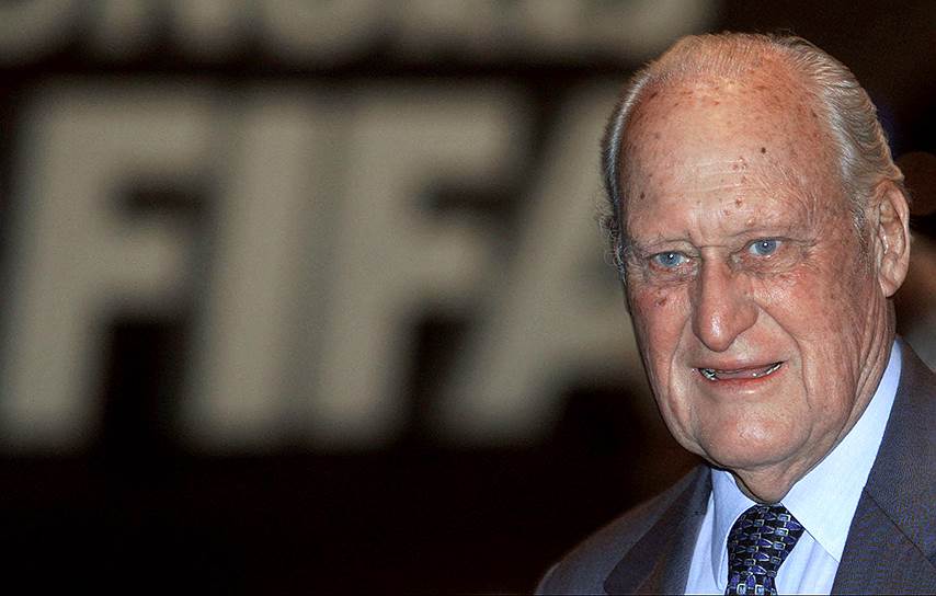 Бывший президент FIFA Жоао Авеланж 