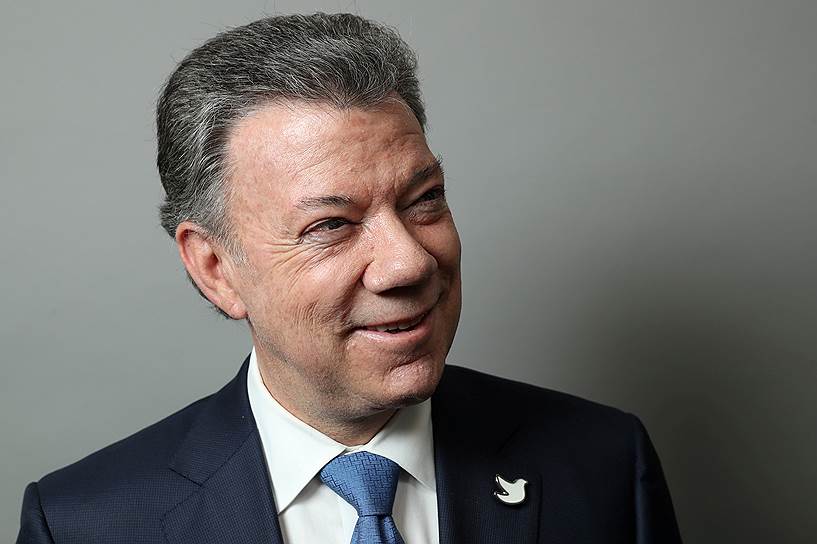 Президент Колумбии Хуан Мануэль Сантос