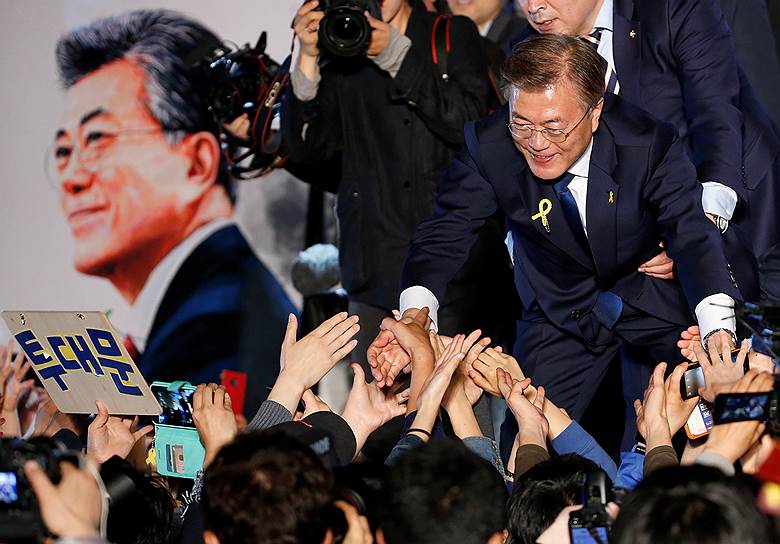 Избранный президент Южной Кореи Мун Джэ Ин