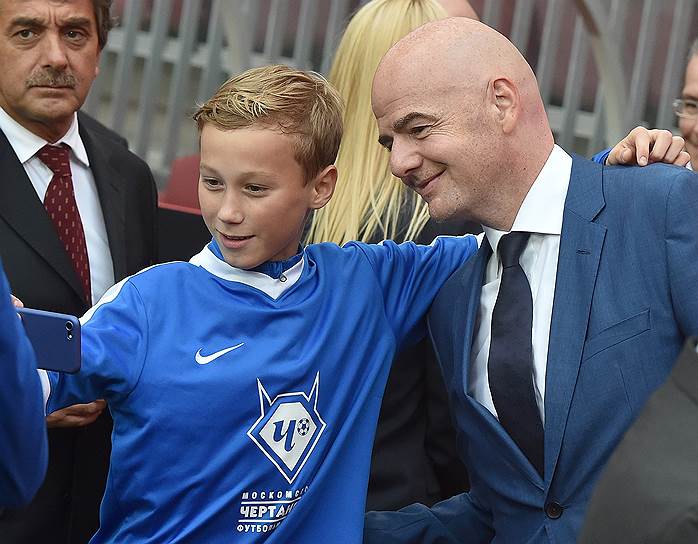 Президент Международной федерации футбола (FIFA) Джанни Инфантино 