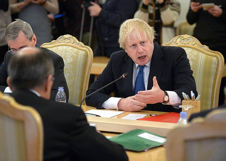 Министр иностранных дел Великобритании Борис Джонсон