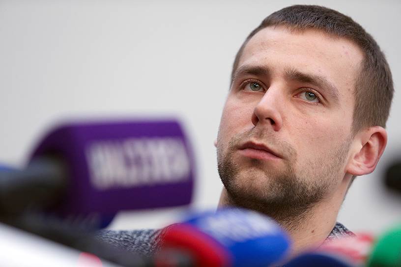 Российский керлингист Александр Крушельницкий