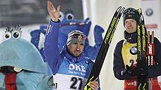Александр Логинов финишировал вторым в спринте на этапе Кубка мира по биатлону
