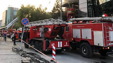 В центре Новосибирска горит ресторан