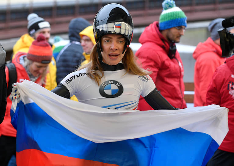 Скелетонистка Елена Никитина