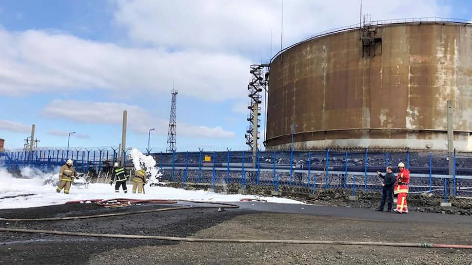 Ликвидация разлива нефтепродуктов на ТЭЦ-3 Норильско-Таймырской энергетической компании