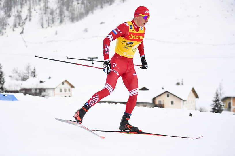 Лыжник Александр Большунов