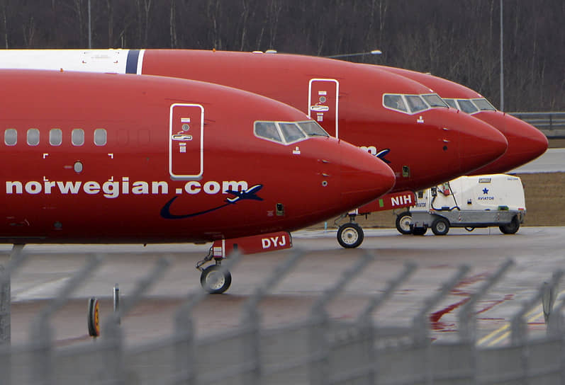 Самолет авиакомпании Norwegian 