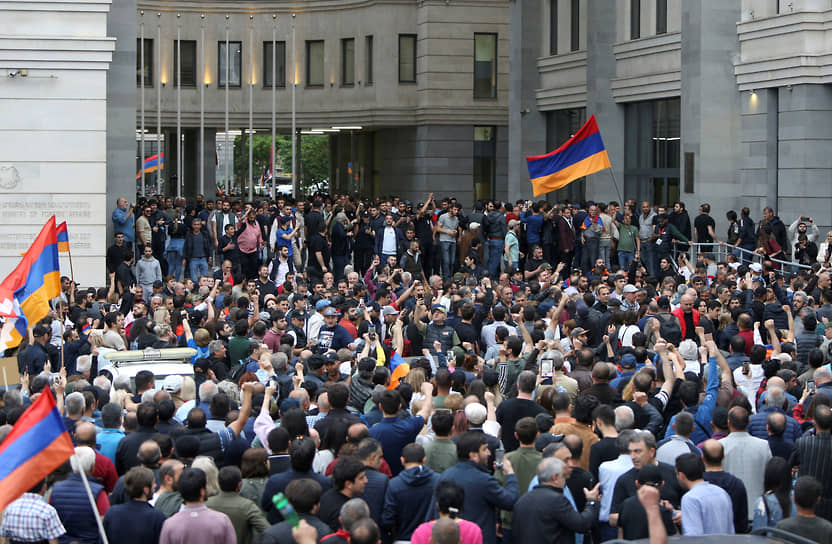 Акция протеста в Ереване