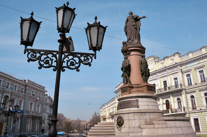 Памятник Екатерине II в Одессе 