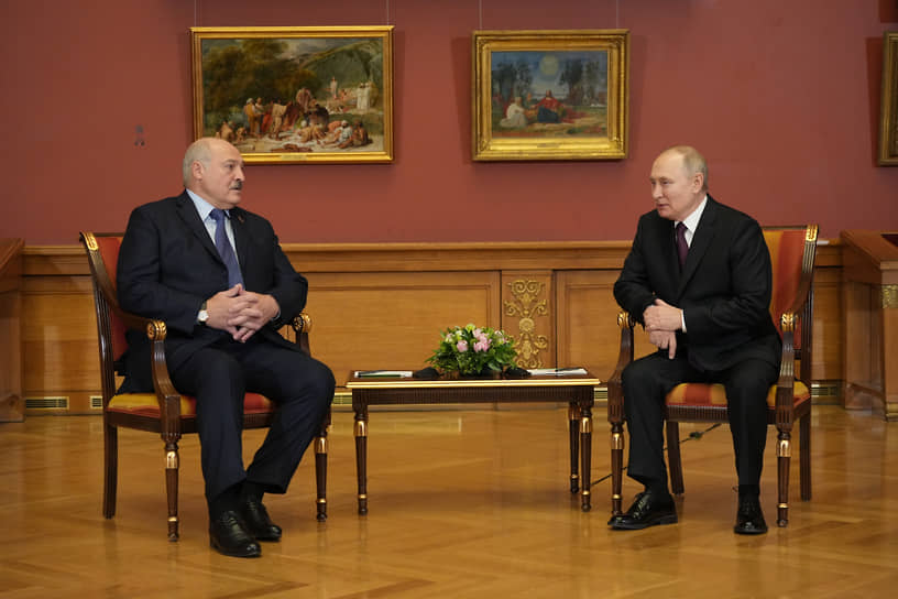 Александр Лукашенко и Владимир Путин