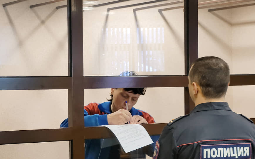 Виталий Молчанов на суде 