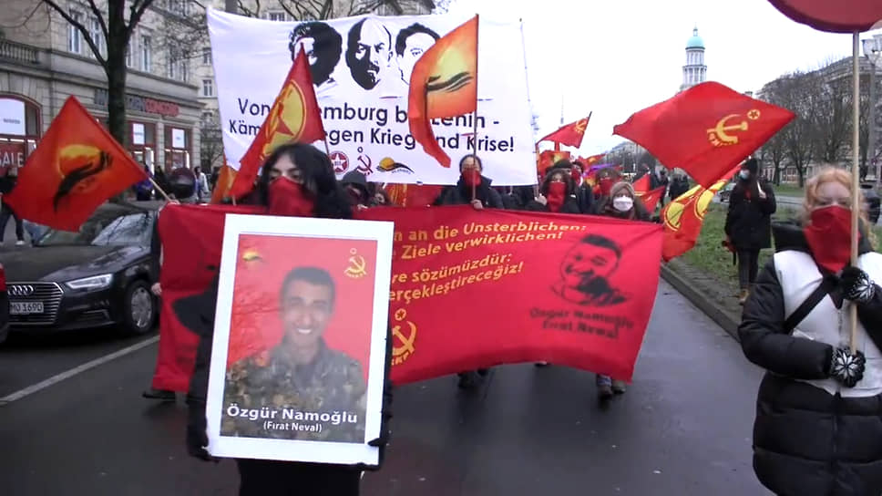 Коммунистический митинг в Берлине 