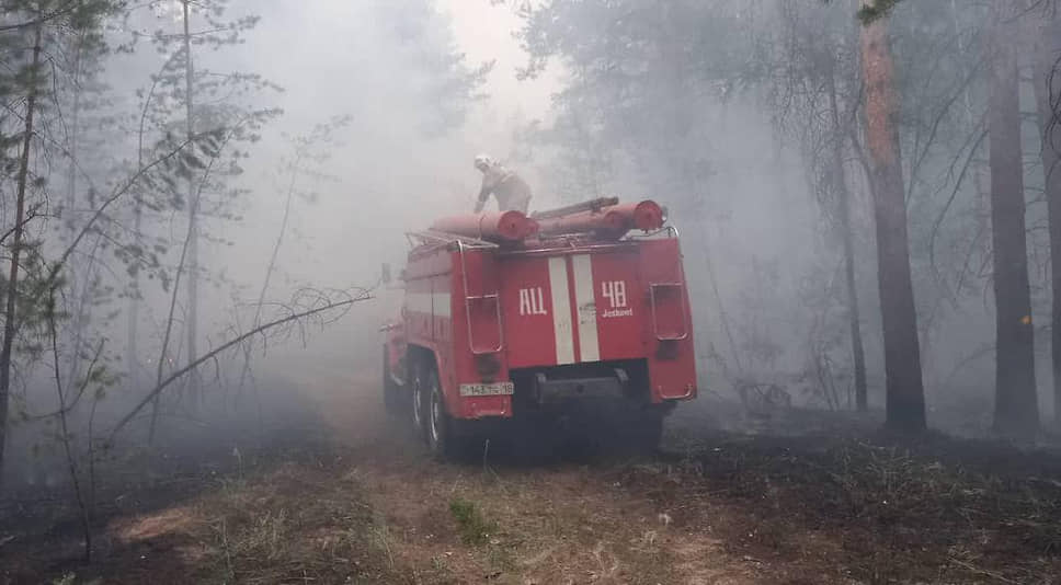 Лесные пожары в Казахстане