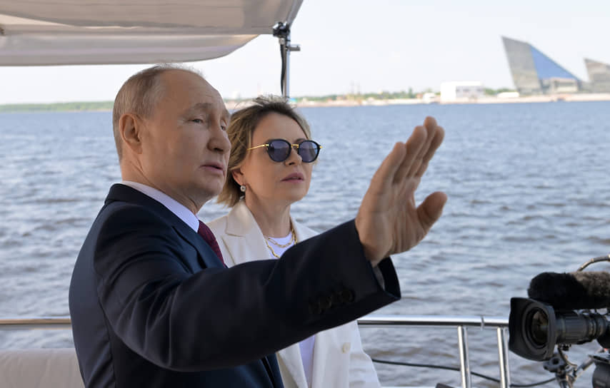Владимир Путин и Елена Илюхина