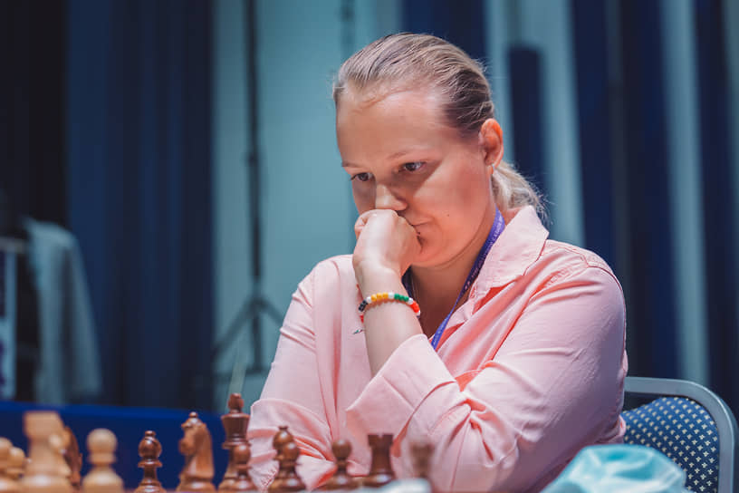 Российская шахматистка Валентина Гунина в 2021 году