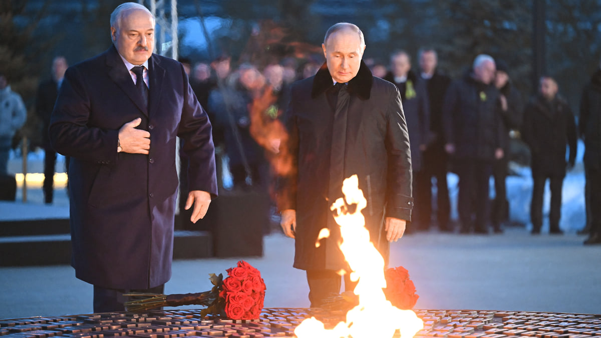 Путин и Лукашенко открыли мемориал жертвам Великой Отечественной в  Ленинградской области – Коммерсантъ