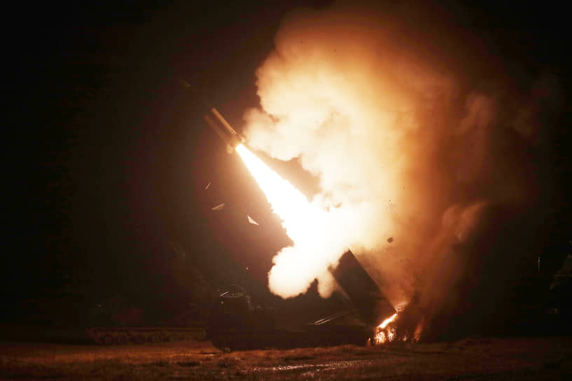 Испытание ракеты ATACMS в ходе совместных учений США и Южной Кореи в октябре 2022 года