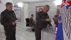 Шойгу и Герасимов проголосовали на выборах в Южном военном округе