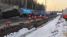 В Подмосковье сошли с рельсов 11 вагонов грузового поезда