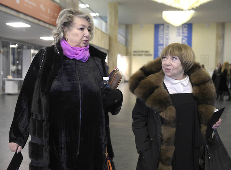 Татьяна Тарасова (слева) в 2018 году