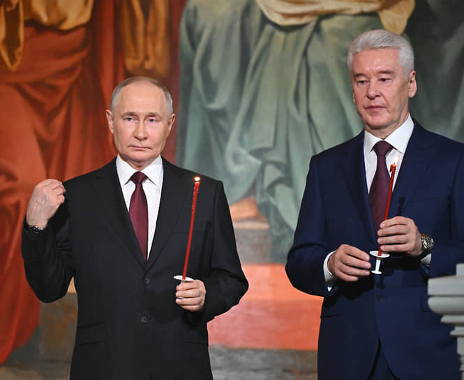 Владимир Путин и Сергей Собянин 